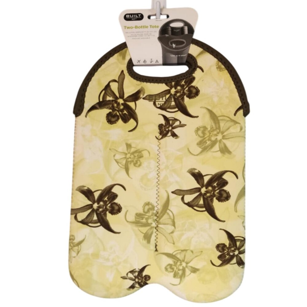 NWT Built NY Two Bottle Wine Tote
